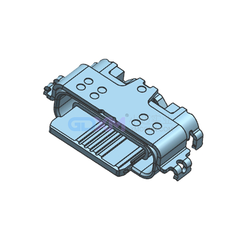TYPE-C母座 12PIN 板上1.91舌片外露 2.25
