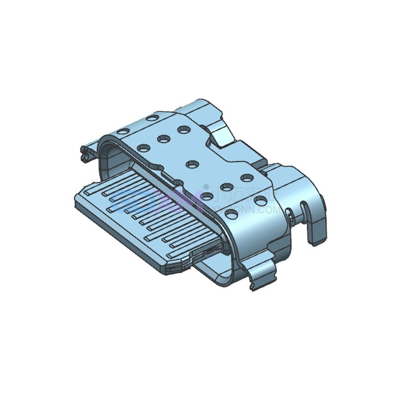 TYPE-C USB 12PIN 沉板型 母座