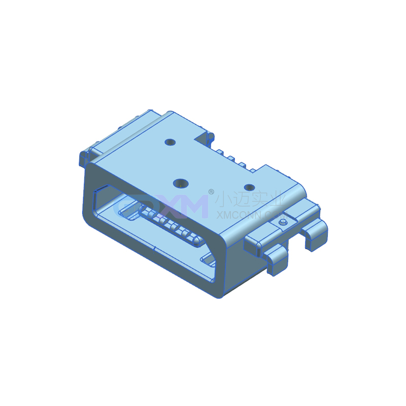 防水MICRO母座 USB 5PIN反向沉板型 A/B款