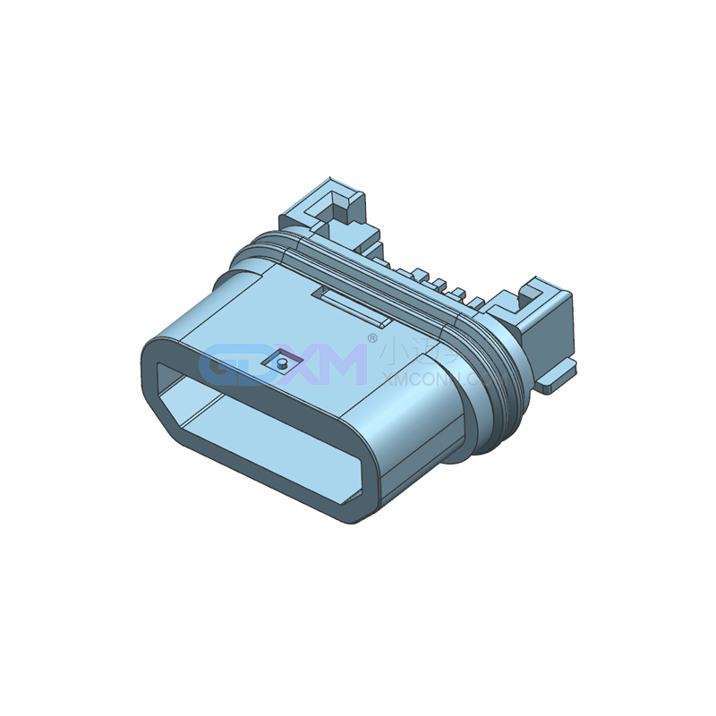 防水MICRO母座 USB 5PIN正向沉板型 B款