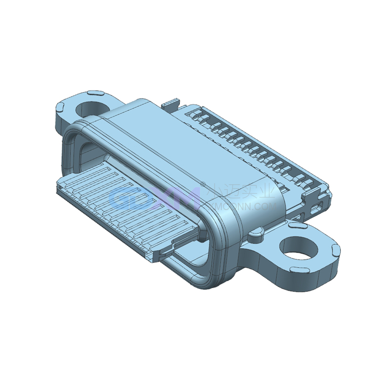 防水TYPE C母座 USB 24PIN 沉板